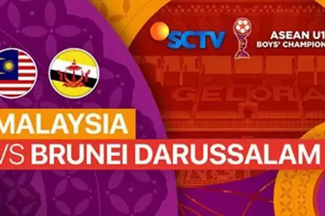 Link Live Streaming Piala AFF U-19: Malaysia vs Brunei