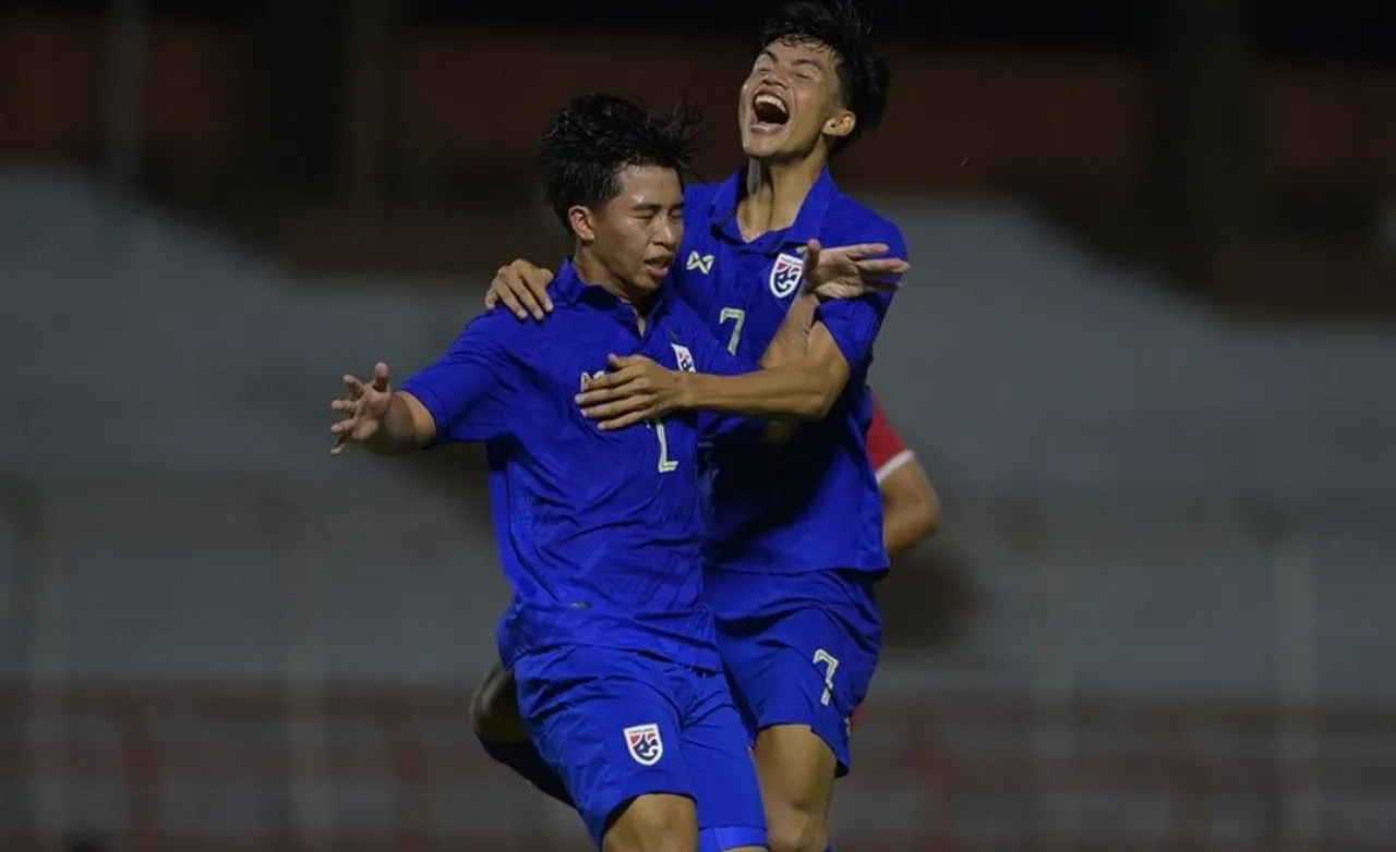 Hasil Piala AFF U-19: Comeback, Thailand Selamat dari Kekalahan