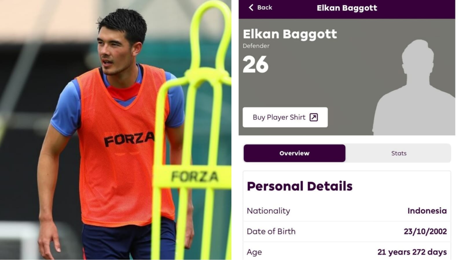 Elkan Baggott, Pemain Indonesia Pertama di Aplikasi Premier League / Instagram Folksy Football dan Elkan Baggott