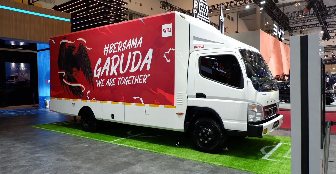 Intip Truk VAR Liga Indonesia Baru: Canter FE 84 G di GIIAS 2024