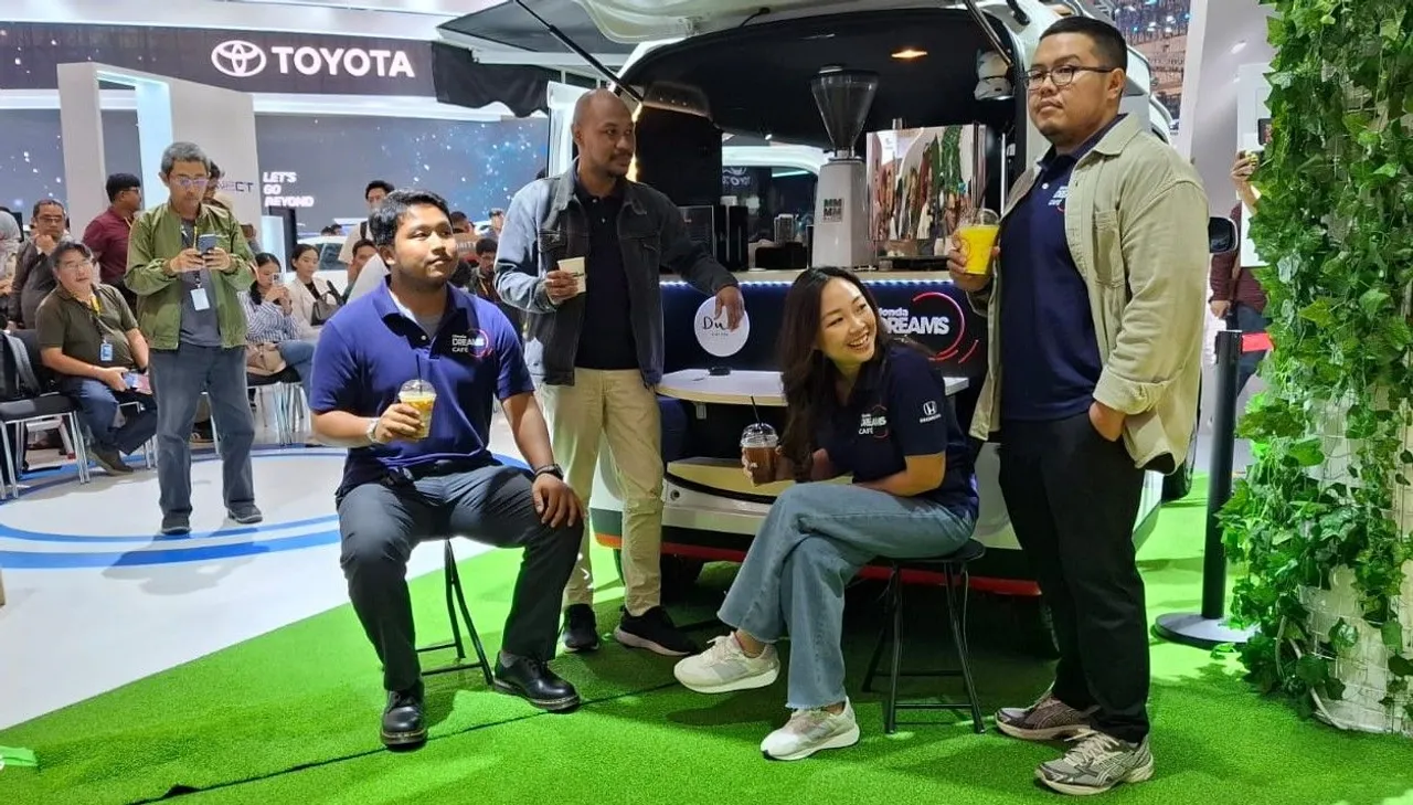 HPM pamerkan Mobile Café Elektrik Pertama Honda di Dunia