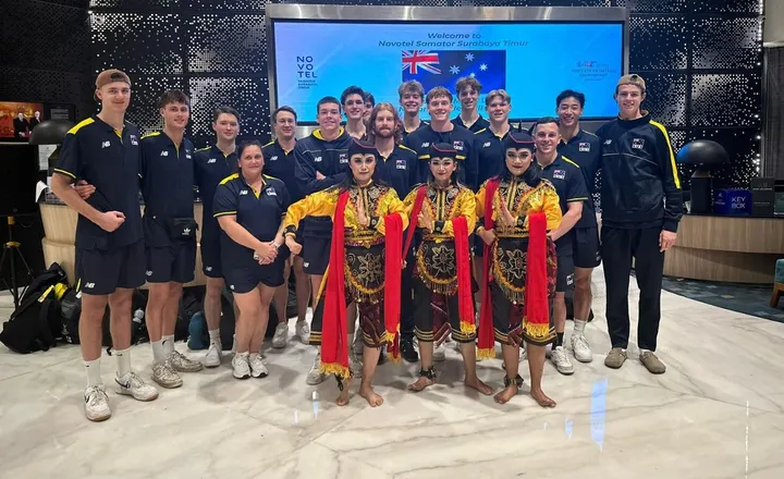 Timnas voli putra Australia akan jadi lawan Indonesia di Kejuaraan Voli Asia U-20 2024/foto: Twitter Ausvolley.