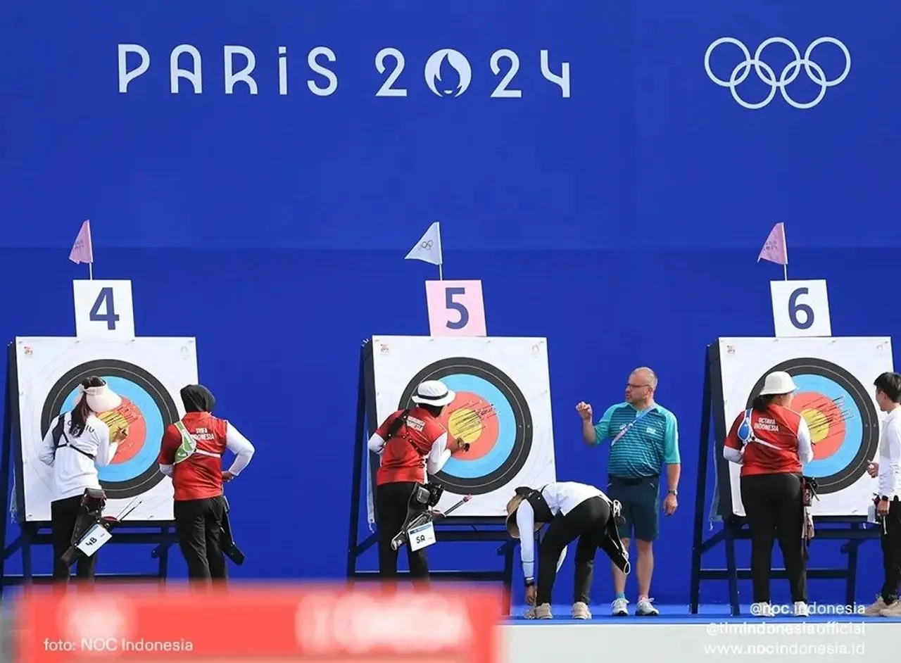 Tim Panahan Putri Indonesia ke Babak 16 Besar di Olimpiade Paris 2024