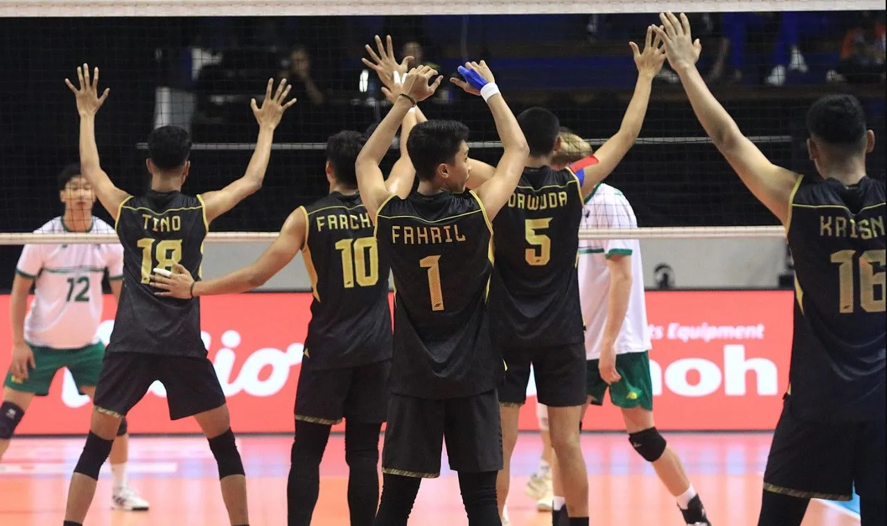 Hasil AVC U-20 2024 Putra: Comeback, Indonesia Bungkam Australia