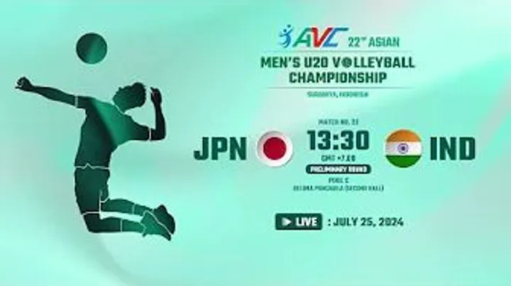 Jepang vs India di AVC U-20 2024 Putra