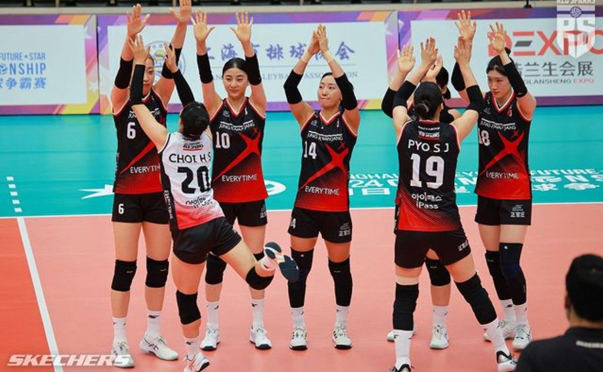 Red Sparks menang 3-1 atas Vietnam di Shanghai Volleyball Future Star Championship 2024/foto: IG Red Sparks.