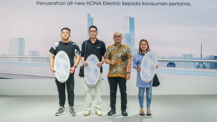10 Unit All-New Kona Electric Siap Dioperasikan Bluebird di IKN