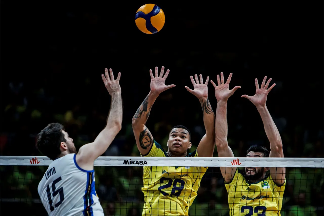 Link Live Streaming Voli Putra Olimpiade Paris 2024: Brasil vs Mesir