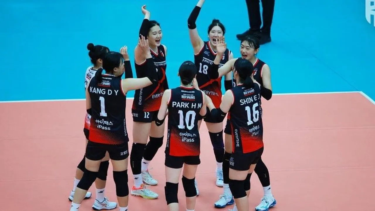 Red Sparks di Turnamen Shanghai Volleyball Future Star Championship 2024