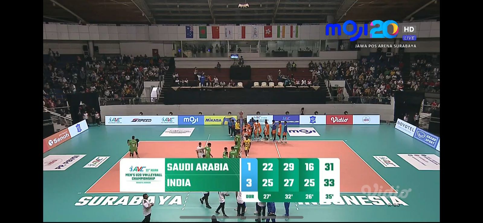 AVC U-20 2024 Putra: Arab Saudi vs India