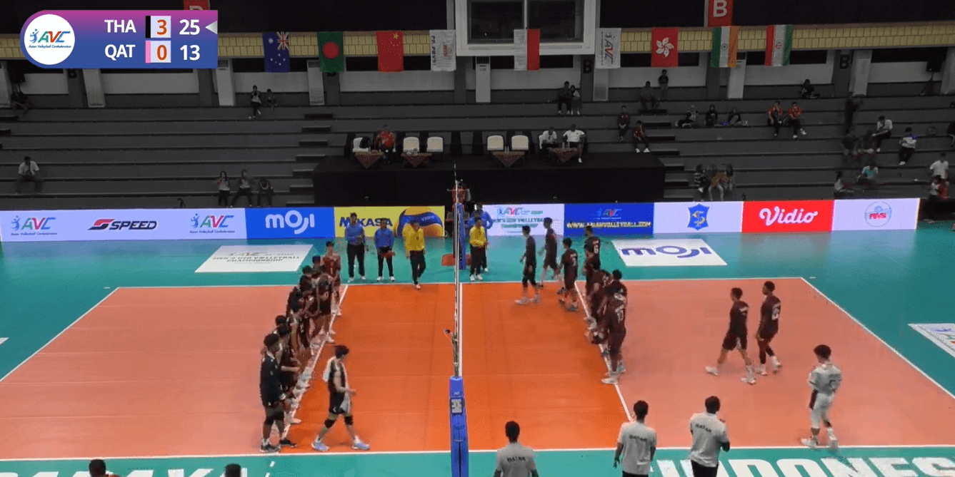 AVC U-20 2024 Putra: Thailand vs Qatar