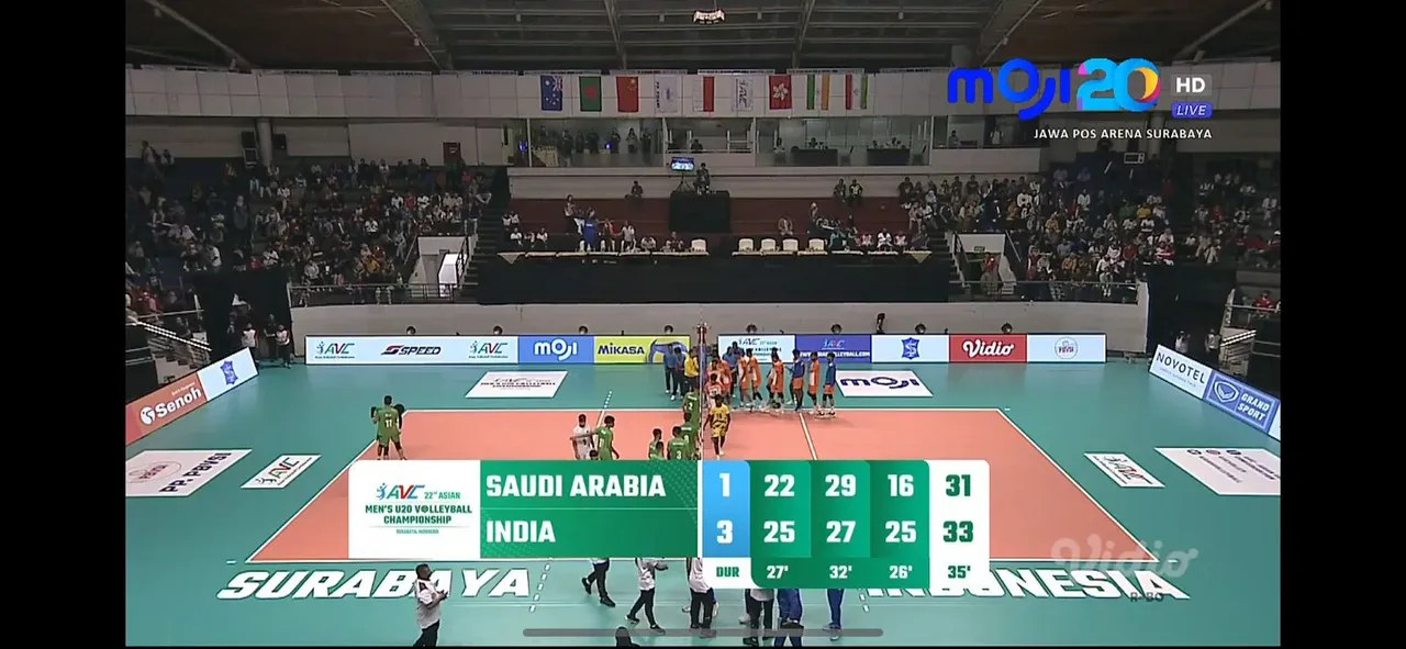 Hasil AVC U-20 2024 Putra: India Bekuk Arab Saudi