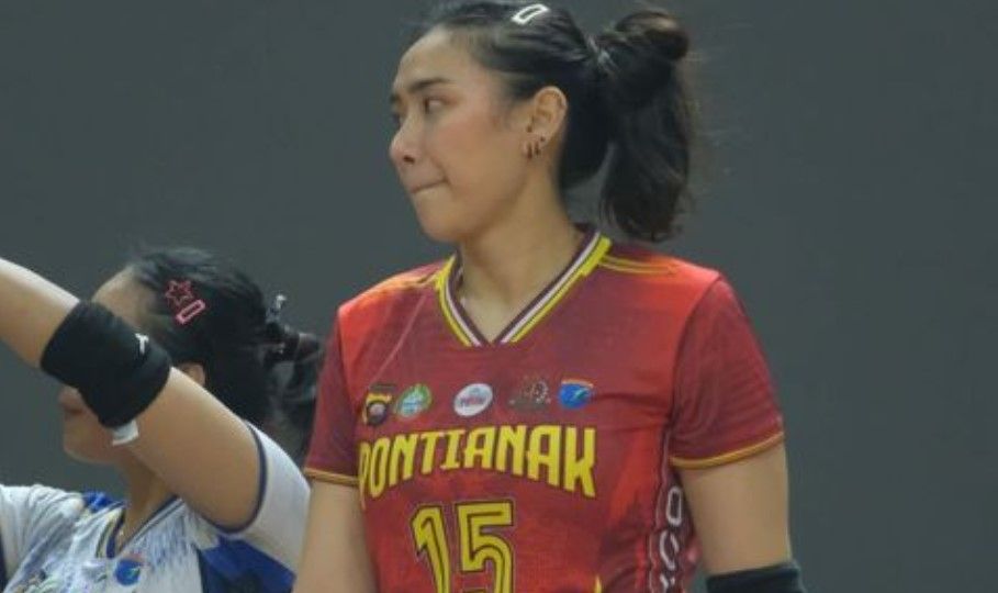 Yolla Yuliana perkuat tim voli putri Pontianak di Kapolda Cup 2024/foto: IG Ferenikwari