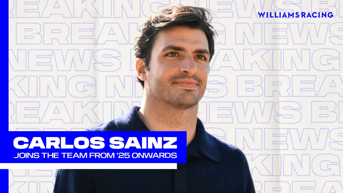 Carlos Sainz Jr gabung Williams Racing di F1 2025/Sumber Williams