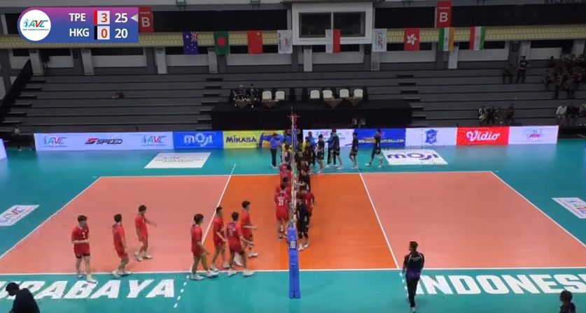 Chinese Taipei vs Hong Kong di AVC U-20 2024