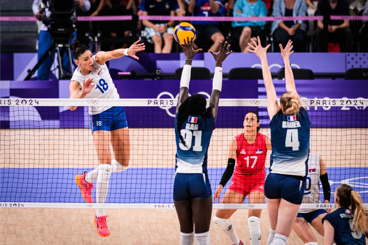 Hasil Voli Putri Olimpiade Paris 2024: Serbia Permalukan Prancis 3-0