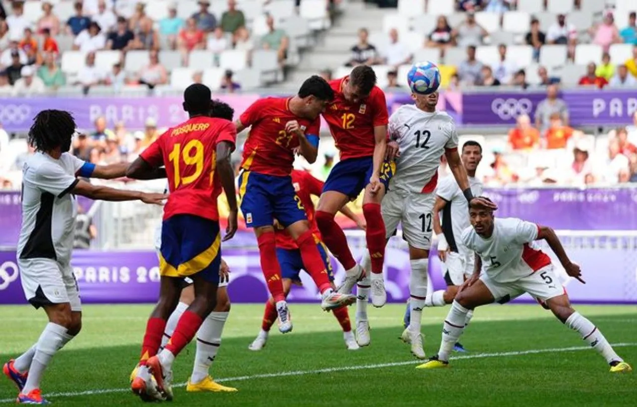 Mesir Gusur Spanyol dari Puncak Klasemen Grup C Sepakbola Olimpiade