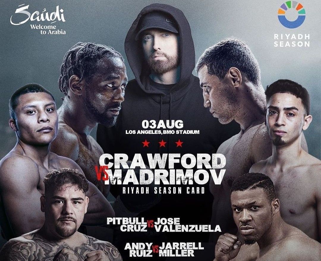 Terence Crawford vs Israil Madrimov/Sumber IG @tbudcrawford