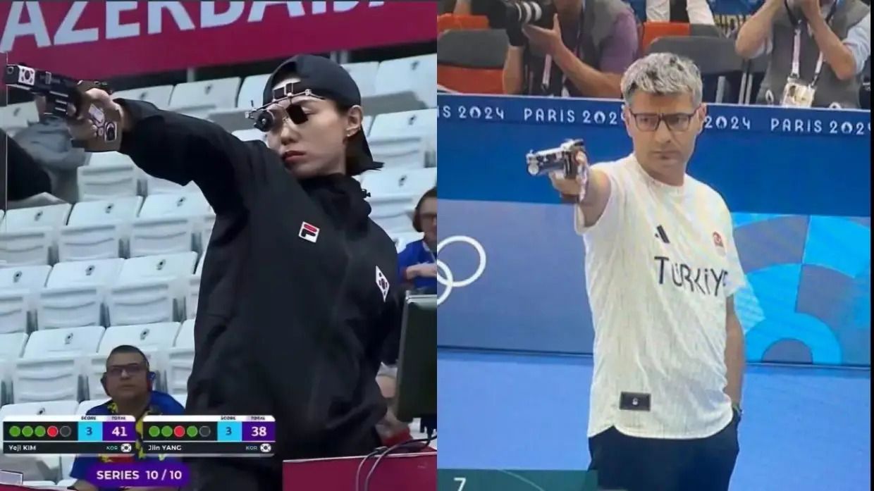 Kim Ye Ji dan Yusuf Dikec Curi Perhatian di Olimpiade Paris 2024.