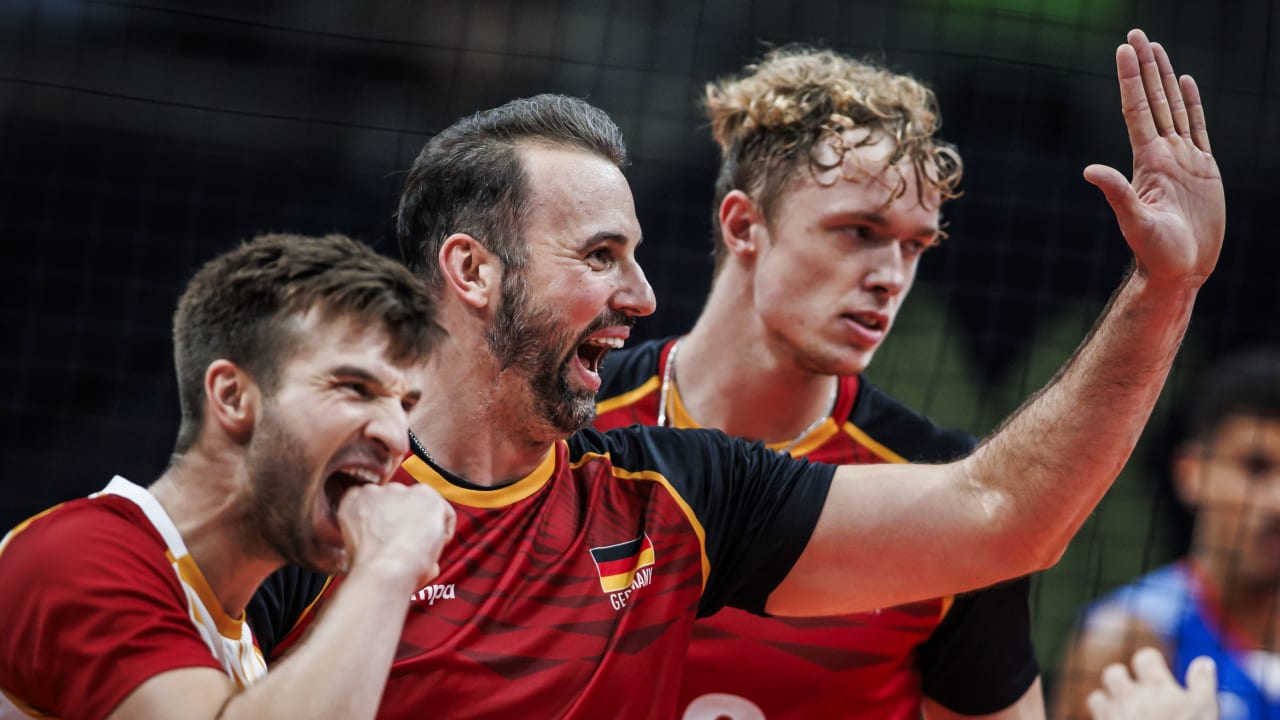 Timnas Voli Putra Jerman Menang Atas Argentina di Olimpiade Paris 2024 / Website Volleyball World