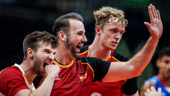 Timnas Voli Putra Jerman Menang Atas Argentina di Olimpiade Paris 2024 / Website Volleyball World