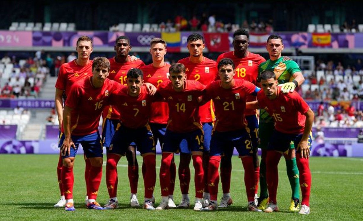 Timnas Spanyol U-23 akan menghadapi Jepang di perempat final cabor sepakbola Olimpiade Paris 2024/foto: IG Sefutbol.