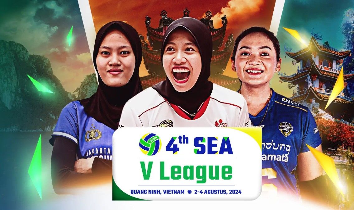 Indonesia menghadapi Vietnam di SEA V League 2024 putri leg pertama, Sabtu (3/8/2024)/foto: Vidio.