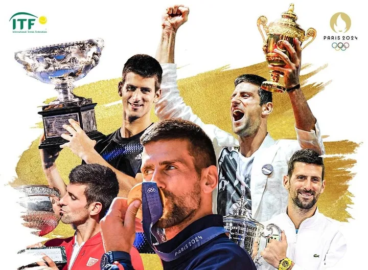 2 "Noda" dalam Karier Sempurna Novak Djokovic Meski Raih Golden Slam