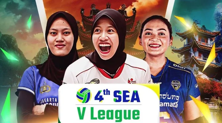 SEA V League 2024 putri leg kedua digelar di Thailand pada 9-11 Agustus 2024/foto: Vidio.