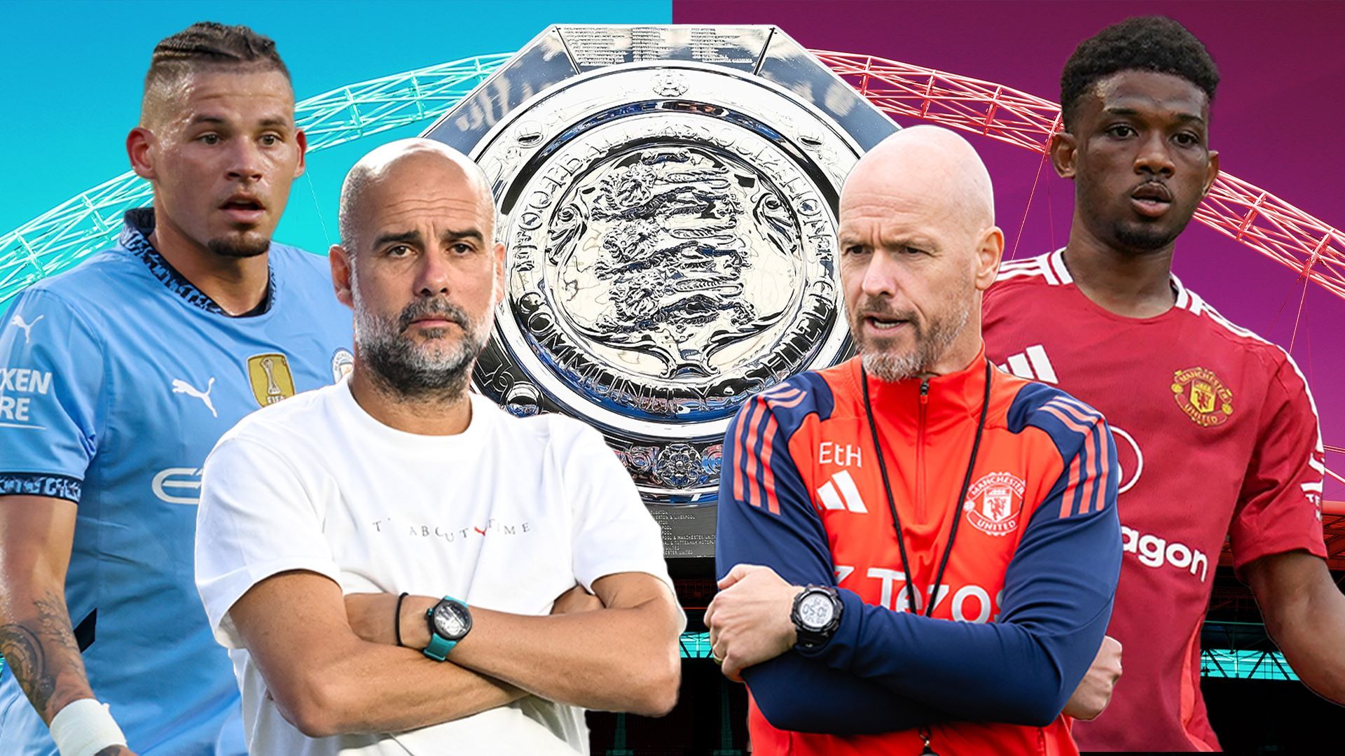 Community Shield 2024 Manchester United vs Manchester City