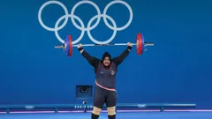 Nurul Akmal tampil di Olimpiade Paris 2024/ Naif Muhammad Al'as - Nurul Akmal tampil di Olimpiade Paris 2024/ Naif Muhammad Al'as