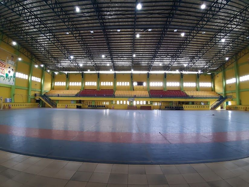 GOR Futsal Dispora Sumut di Jalan Pancing/Willem Iskandar Deli Serdang yang akan digunakan untuk PON 2024 (Dinas Pemuda dan Olahraga Sumut)