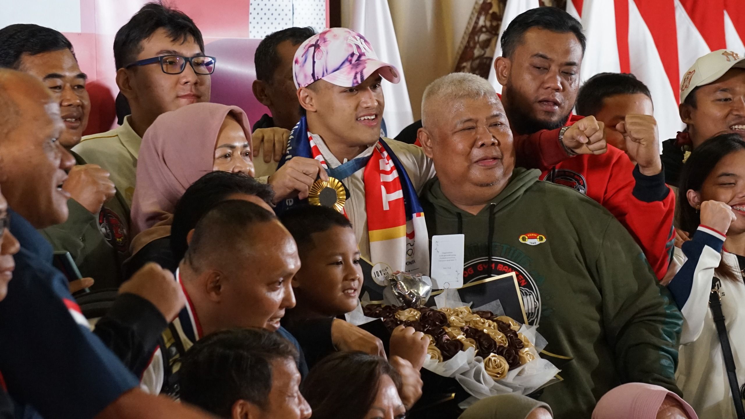 Rizki Juniansyah Berikan Persenan yang Besar dari Bonus Uang Hadiahnya untuk Kedua Orang Tua (Photographer: Muhammad Fachri Gozali / SportCorner.id)