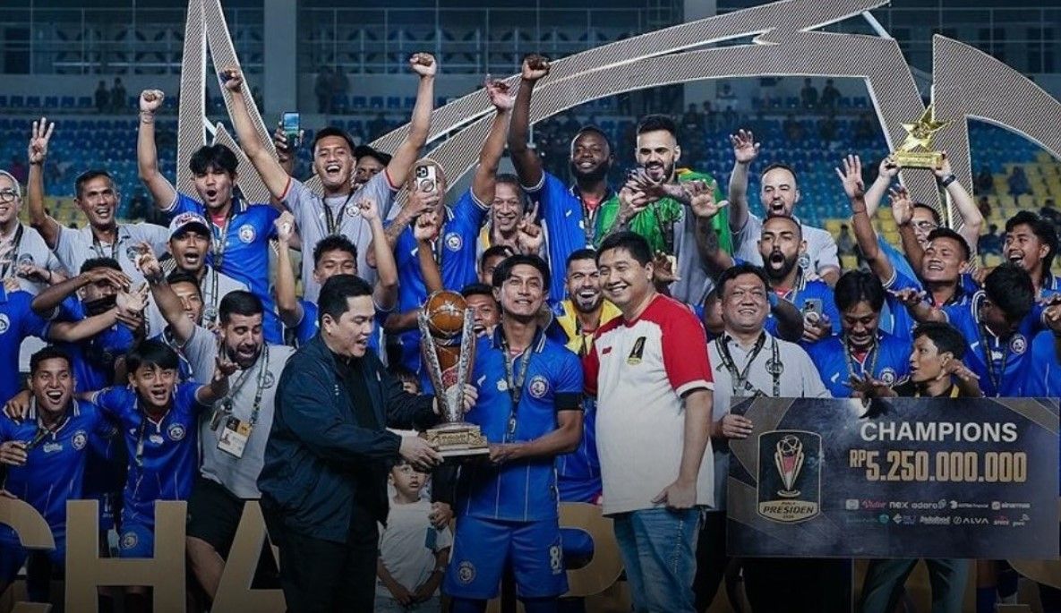 Arema FC dituding mengerahkan buzzer untuk mengarungi Liga 1 2024/2025/foto: IG Siorangdalam.