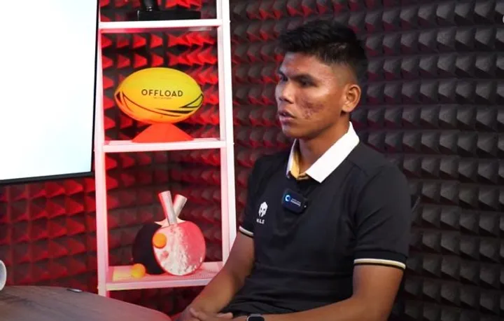 Cahya Supriadi saat jadi bintang tamu di podcast Sportcorner pada akhir Agustus 2023