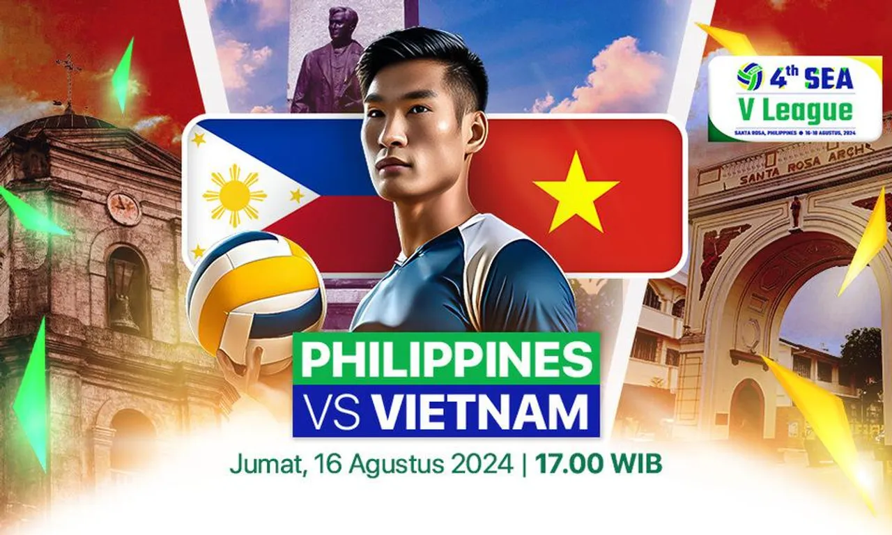 Link Live Streaming SEA V League 2024, Filipina vs Vietnam