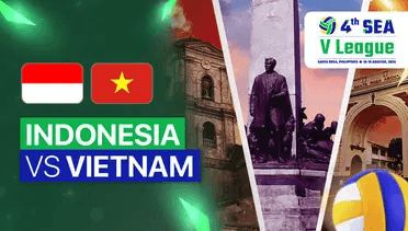 Link Live Streaming Duel Indonesia vs Vietnam di Leg Pertama SEA V League 2024 Putra / Vidio SEA V League 2024