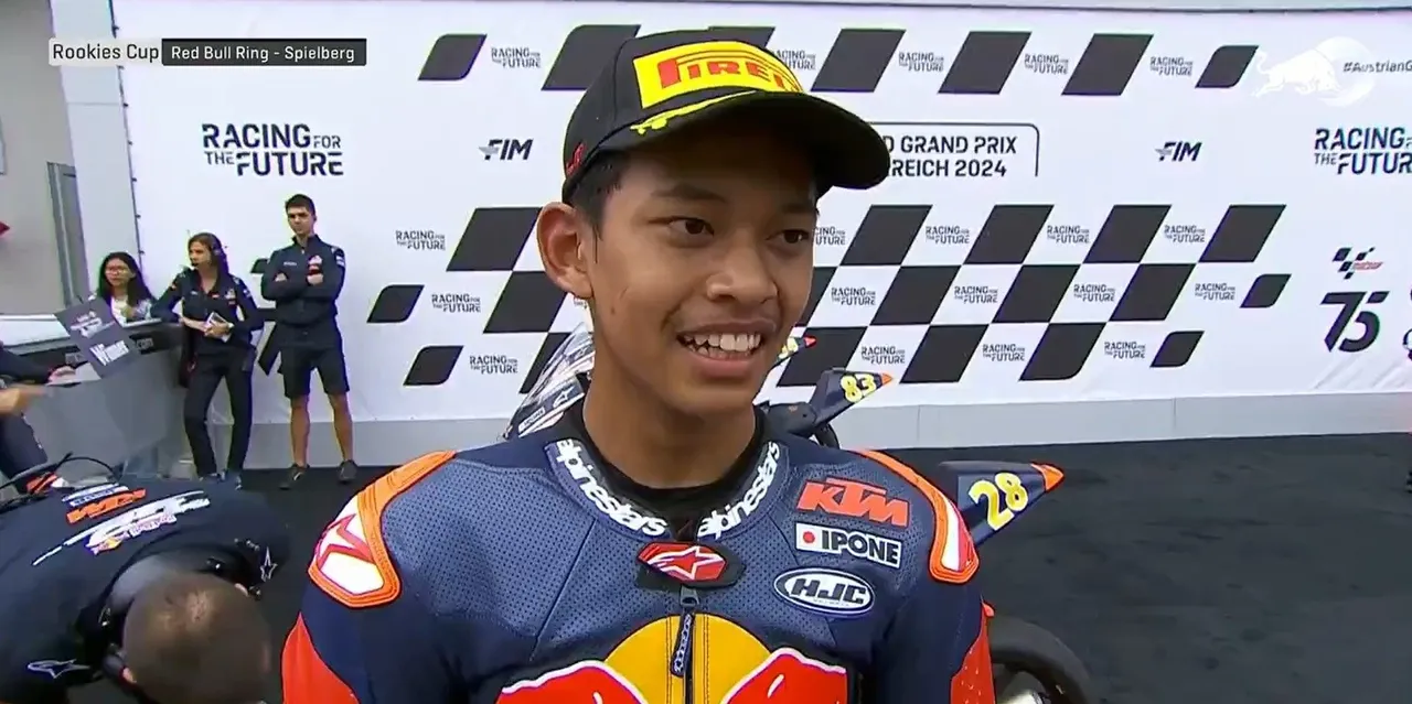 2 Ajang Balap yang Diikuti Veda Ega Pratama usai Red Bull Rookies Cup