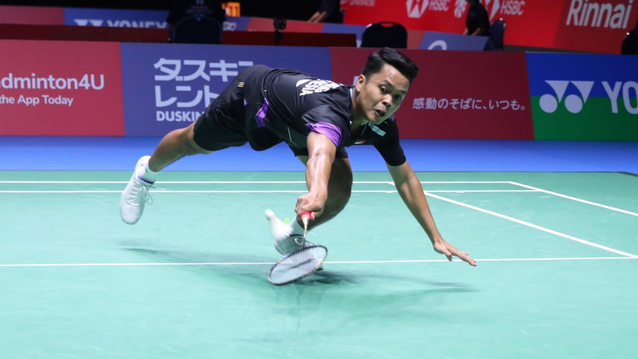 Anthony Sinisuka Ginting di Japan Open 2024/ Media PBSI