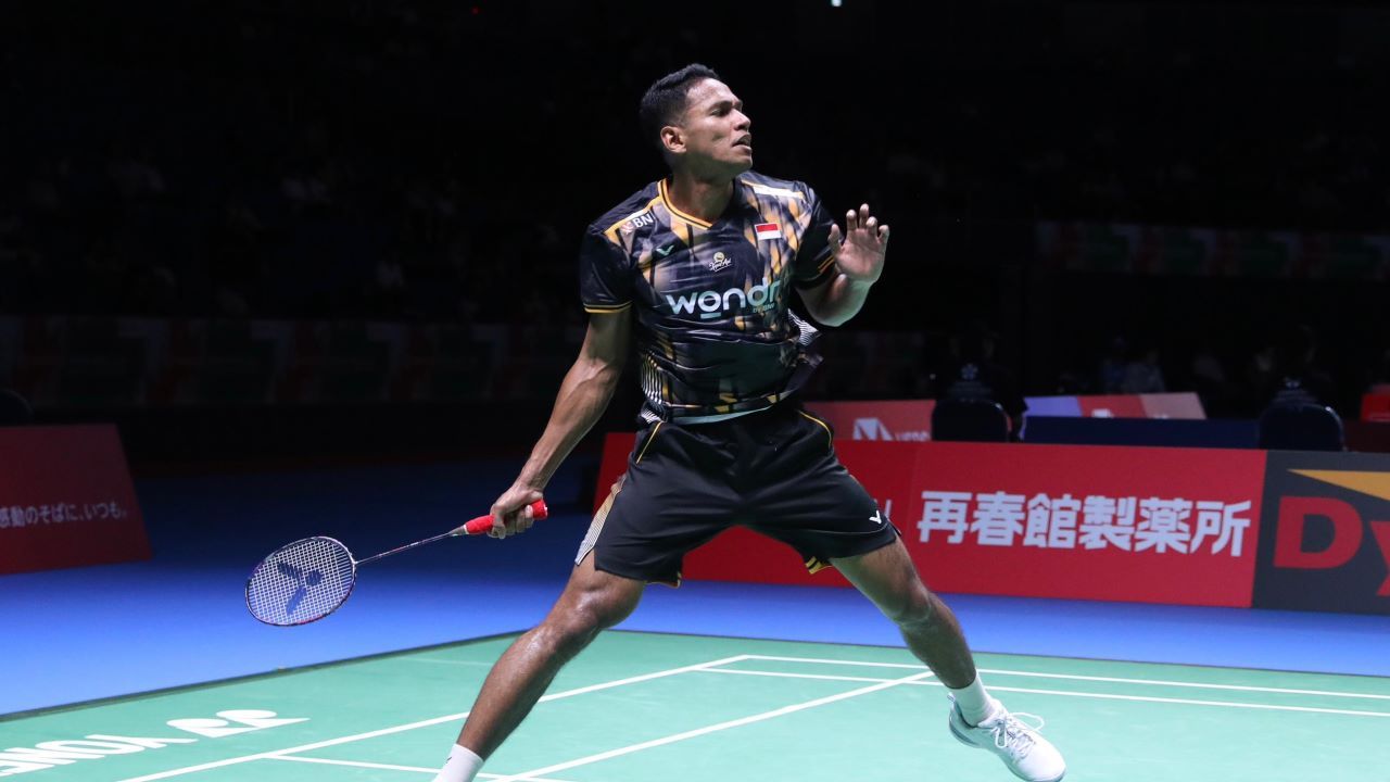 Chico Aura Dwi Wardoyo saat tampil Japan Open 2024/ Media PBSI