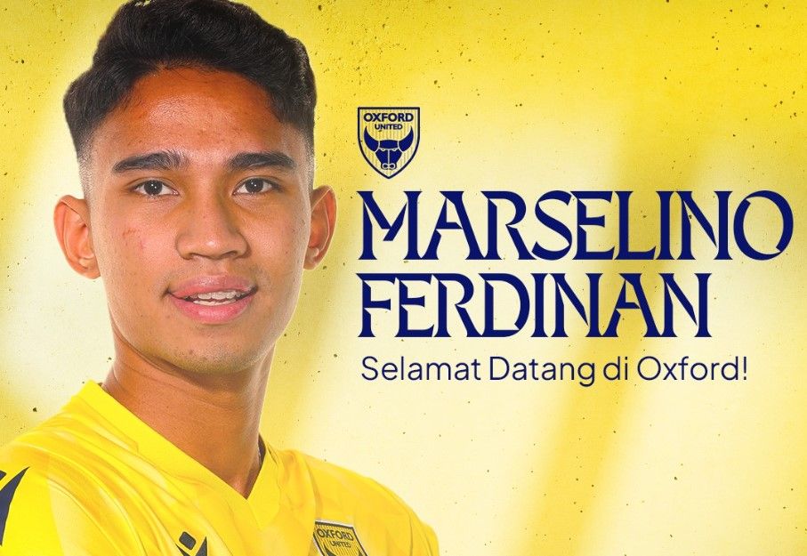 Marselino Ferdinan resmi bergabung dengan Oxford United/foto: IG Oxford United.