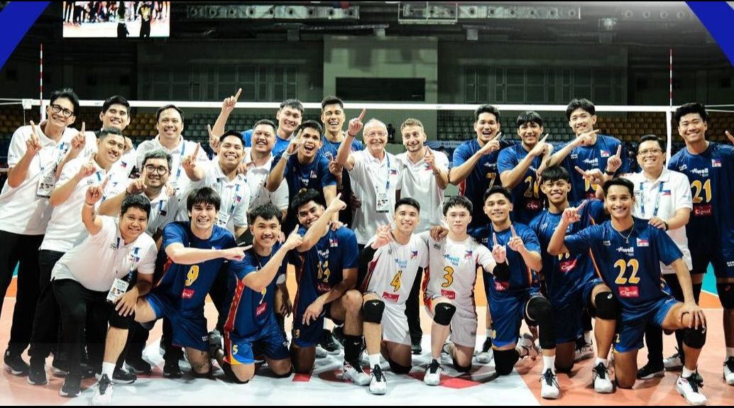 Timnas voli putra Filipina di SEA V League 2024 (IG volleyball.phi)