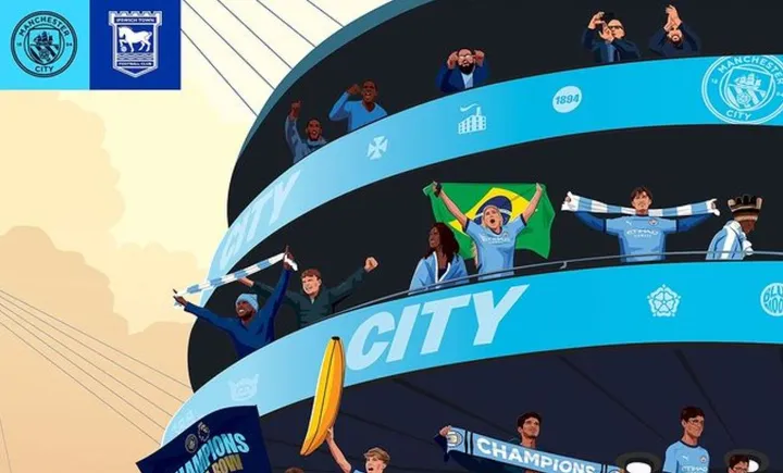 Manchester City menjamu Ipswich Town di pekan kedua Premier League 2024/2025/foto: IG Man City.