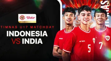 Link Live Streaming Timnas Indonesia U-17 vs India Pukul 19.00 WIB