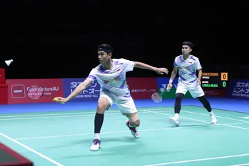 Tarung Cuma 27 Menit, Leo dan Bagas ke Final Korea Open 2024