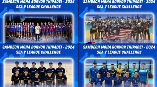 Empat tim peserta SEA V League Challenge Cup 2024