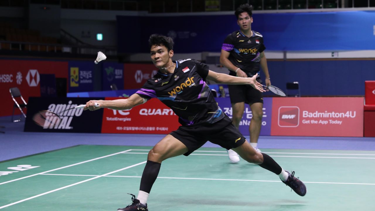 Muhammad Shohibul Fikri/Daniel Marthin di Korea Open 2024/Media PBSI