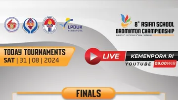 Link Live Streaming Final Asian School Badminton Championship 2024