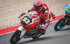 fadillah arbi aditama moto3.jpg - Aksi Fadillah Arbi Aditama di Moto3 Aragon 2024/foto: IG Honda Team Asia.