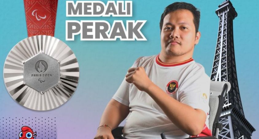 Bintang Herlangga Peraih Perak Boccia Paralimpiade Paris 2024 / Instagram NPC Indonesia